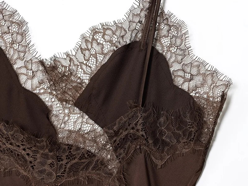 Vestido Ibiza Glow Satin — Mini Brillante con Tirantes Finos