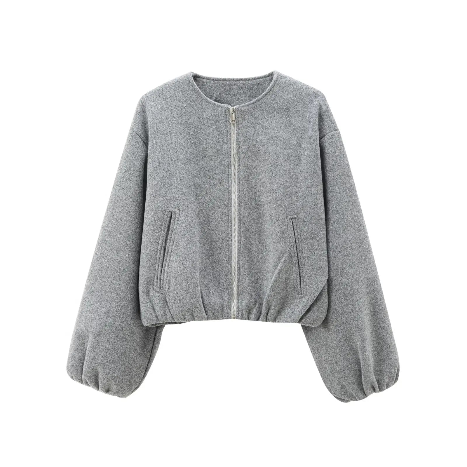 Chaqueta Cherry Pulse — Estilo Streetwear con Corte Cropped Moderno