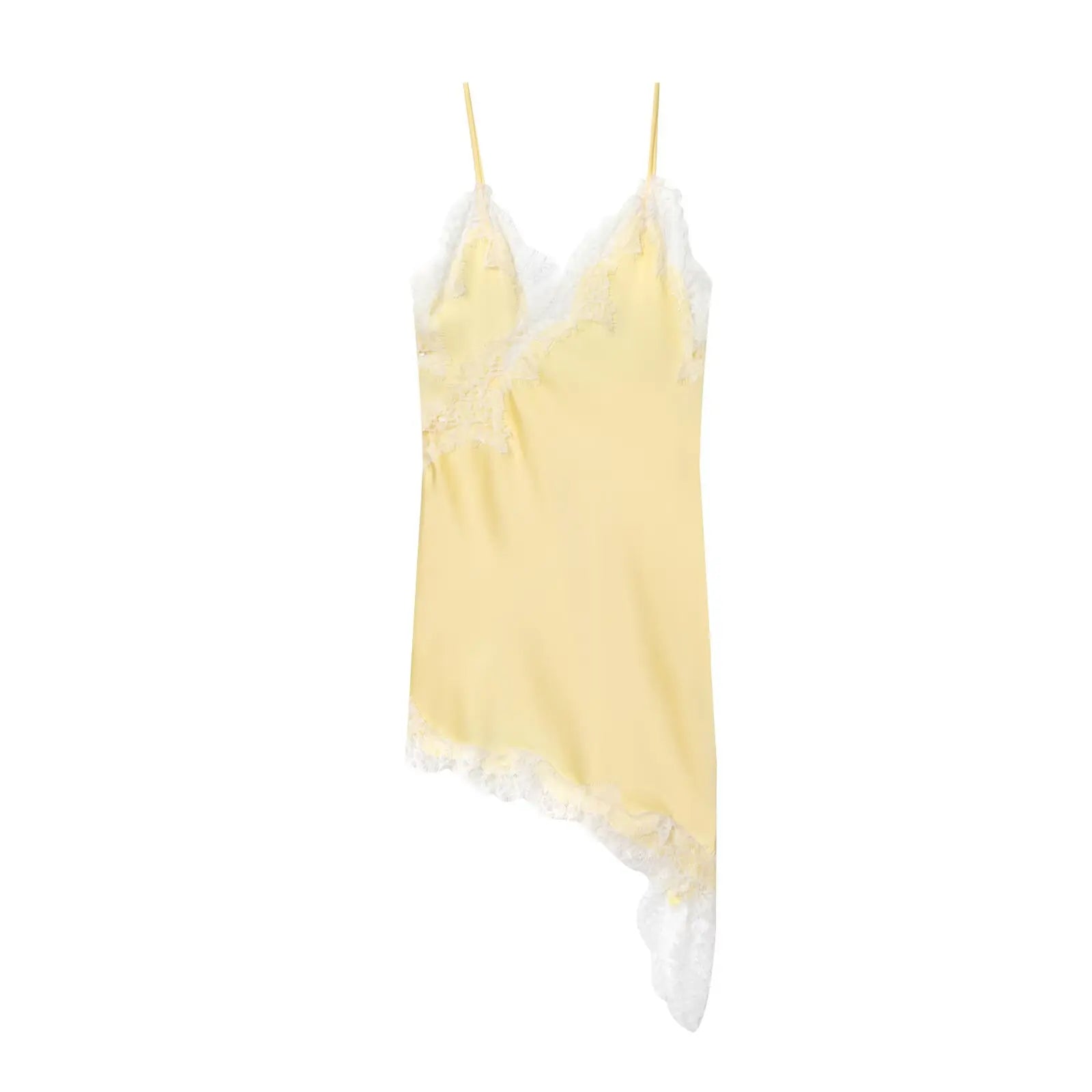 Vestido Ibiza Glow Satin — Mini Brillante con Tirantes Finos