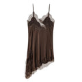 Vestido Ibiza Glow Satin — Mini Brillante con Tirantes Finos