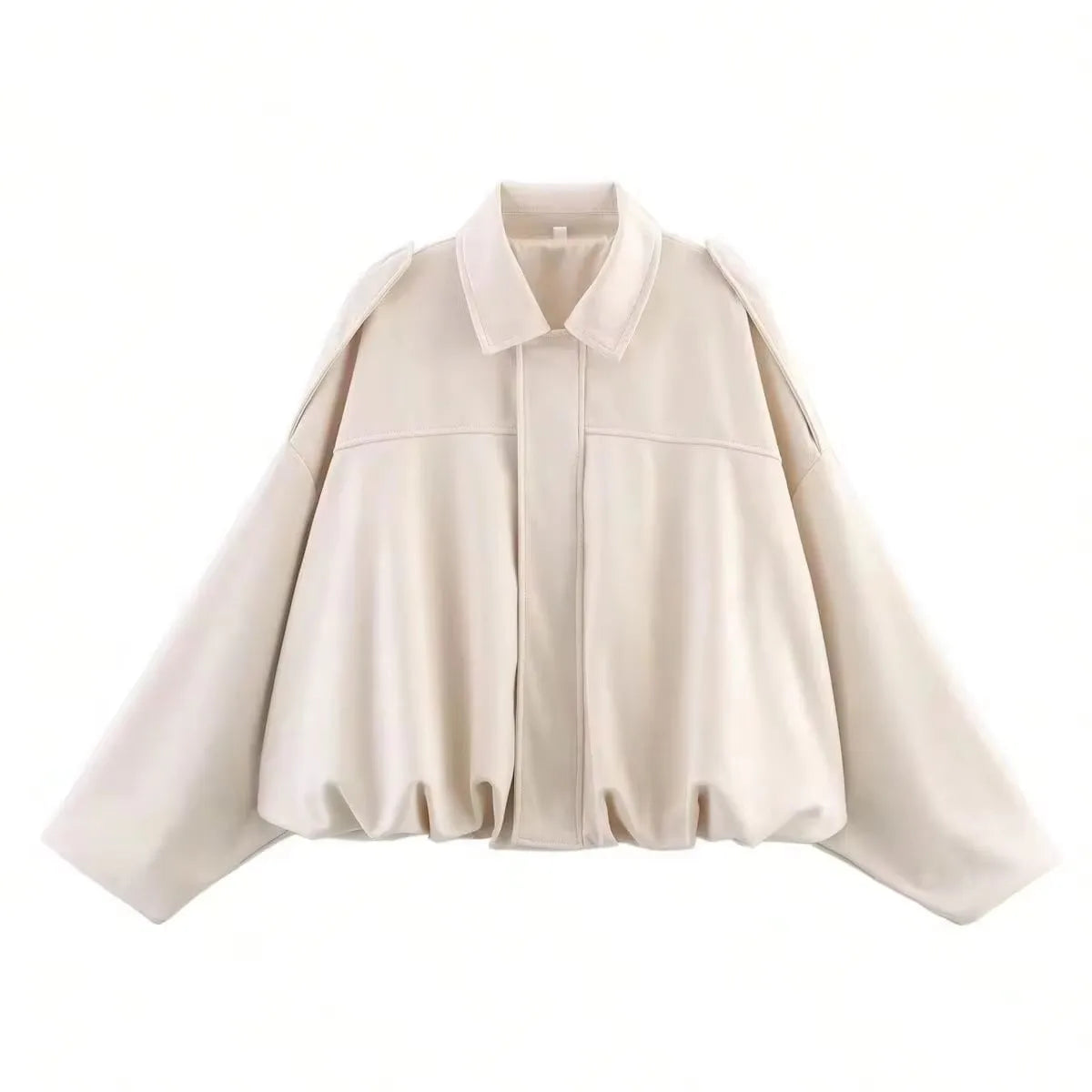 Chaqueta Noir Suede — Abrigo Vintage con Acabado de Ante Premium